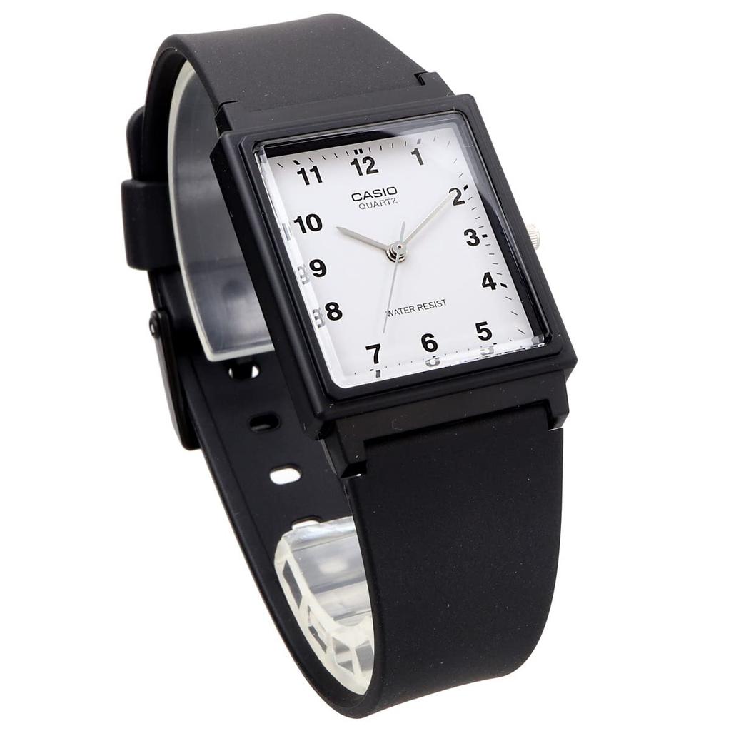 CASIO MQ-27-7B rectangular face analog watch unisex polyurethane belt overseas model