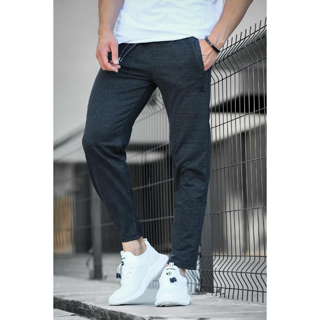 Carel Slim Fit Straight Leg Embroidered Men's Sweatpants