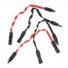 Гибкий Плоский Солнечный Кабель-удлинитель 12AWG 10AWG Безопасный Коннектор для Уличной Садовой Электростанции