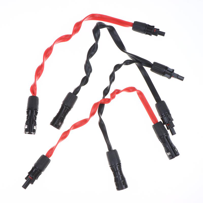 Гибкий Плоский Солнечный Кабель-удлинитель 12AWG 10AWG Безопасный Коннектор для Уличной Садовой Электростанции