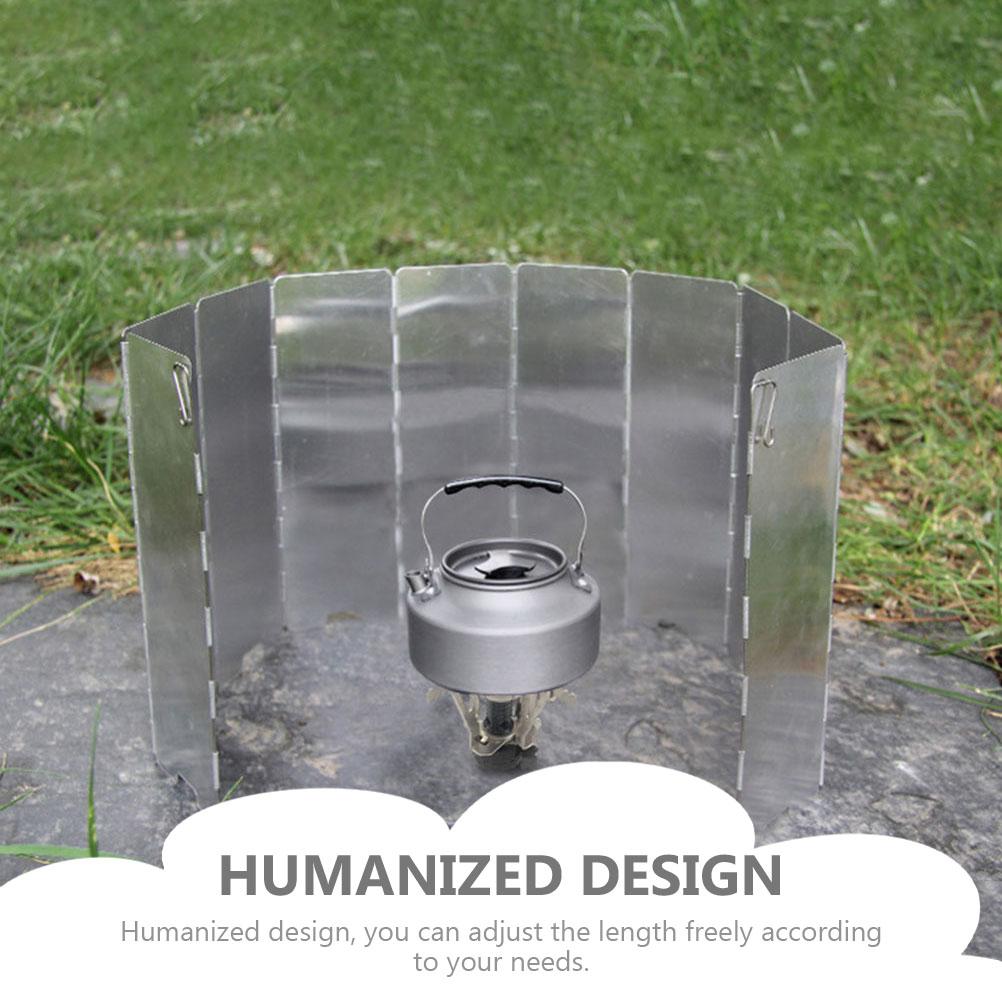 Мини-регулируемый ветрозащитный экран из алюминиевого сплава для кемпинга, аксессуары для печей, портативная ветрозащитная складная горелка для кемпинга