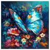 5d DIY Алмазная картина, вышивка крестом, красочные бабочки, цветы, алмазная вышивка, мозаика, полный круглый дрель, домашний декор, искусство