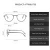 Unisex Eyewear Portable with Glasses Case Folding Presbyopic Glasses Reading Glasses
