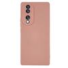 For Honor 70 5G Candy Color Fiber Lining Rubberized TPU Case Anti-drop Phone Cover