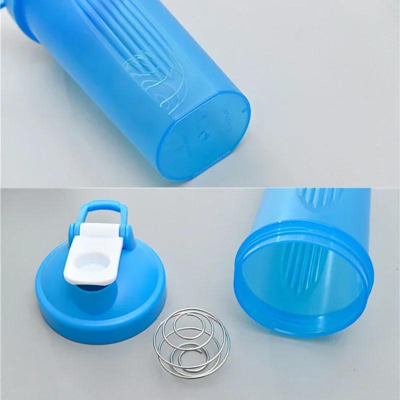 600 мл шейкер, протеиновый порошок, стакан для коктейля для тренажерного зала, шейкер для фитнеса, слякотная чашка с весами, портативная бутылка для воды, чашка для смешивания