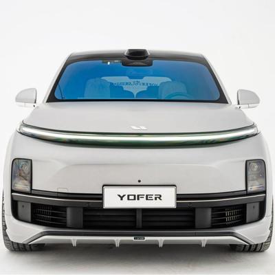 Обвес YOFER для Li Auto L8: Включает передний бампер, боковые юбки, заднее антикрыло, накладку и бампер, угловые накладки и передний сплиттер.