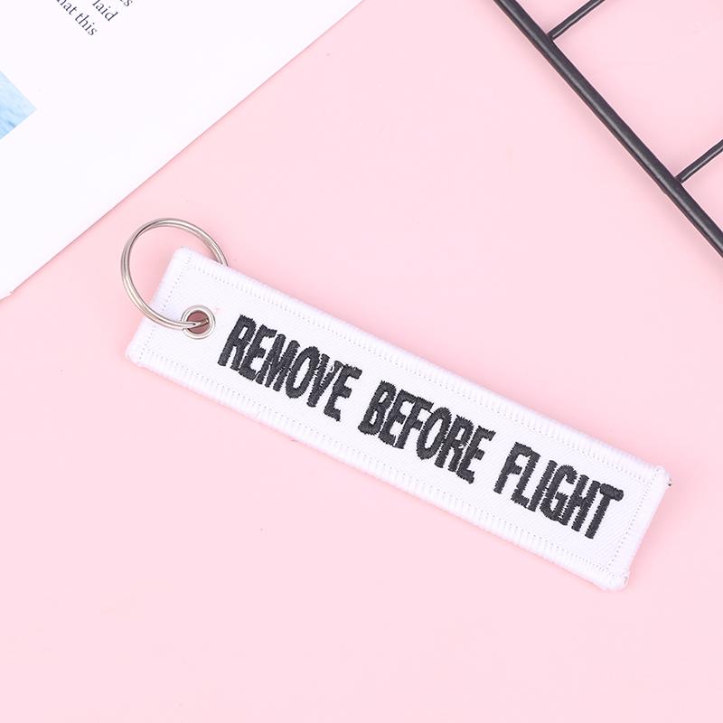 Remove Before Flight Car Key Chain Aviation Gifts Keyring Key Tag Holder