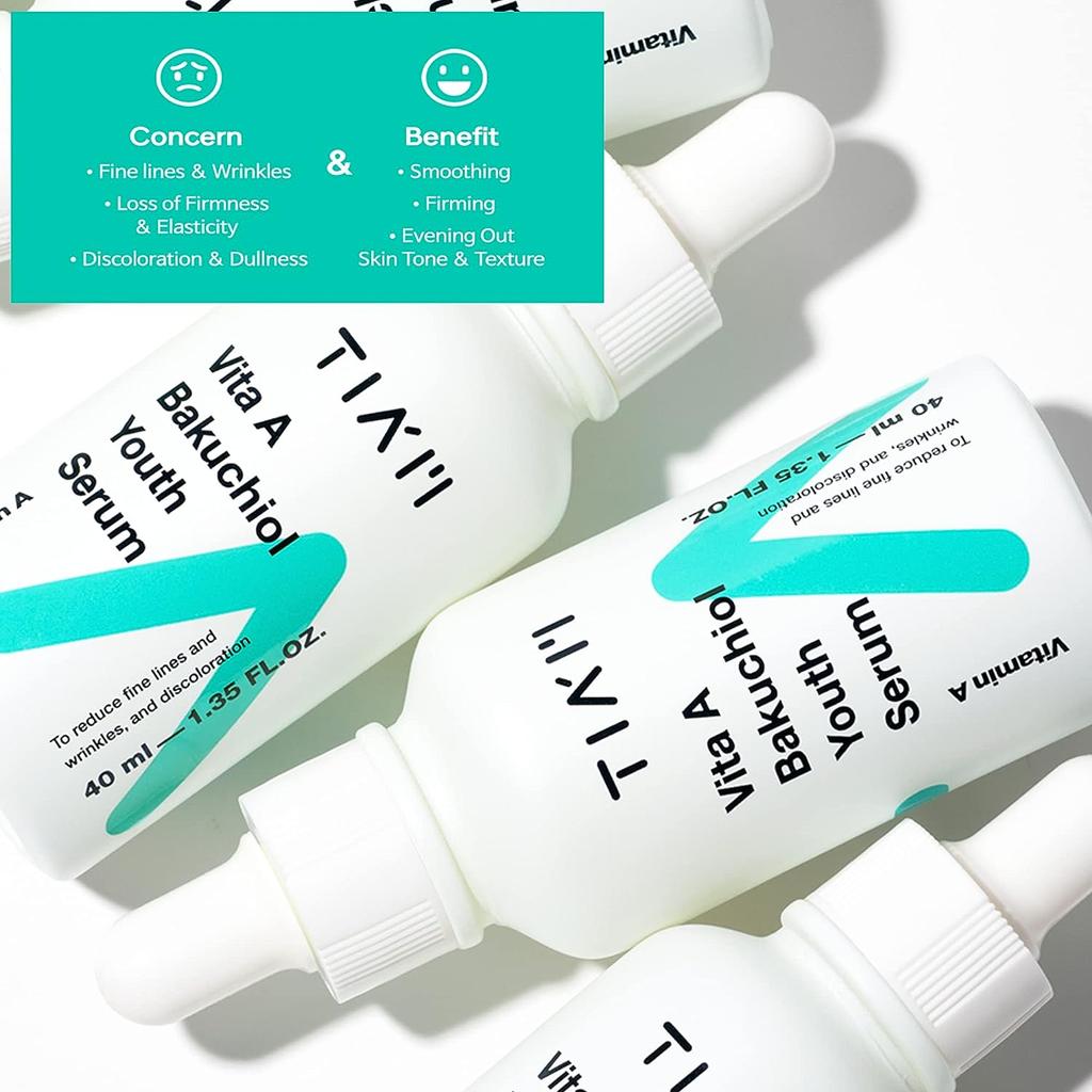 TIAM Vita A Bakuchiol Youth Serum, Антивозрастная сыворотка для лица от морщин 40мл