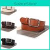 Womens Style Retro Belt Square Buckle Design For Women Men Casual Waist Match