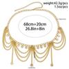 Body Jewelry Metal Body Chain Gold Pearl Tassel Waist Chain Vintage   Beach Accessories