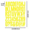 10pcs New Self Adhesive Letter Stickers Waterproof 2 Inch Mailbox Numbers Vinyl Stickers Alphabet Decals Car Laptop Scrapbook