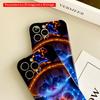2DFlat Halloween Witch Kitten with Glowing Pumpkin All inclusive film hard phone case, compatible with iPhone 18 Pro Max 17 16 15 14 13 12 11