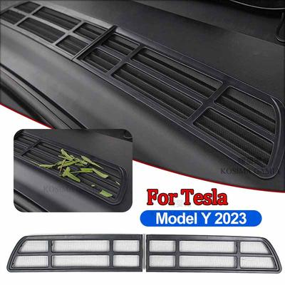 Для Tesla Model 3 Y 2025 защитный кожух воздухозаборника автомобильная сетка от насекомых передняя решетка воздухозаборника кондиционера чистые аксессуары