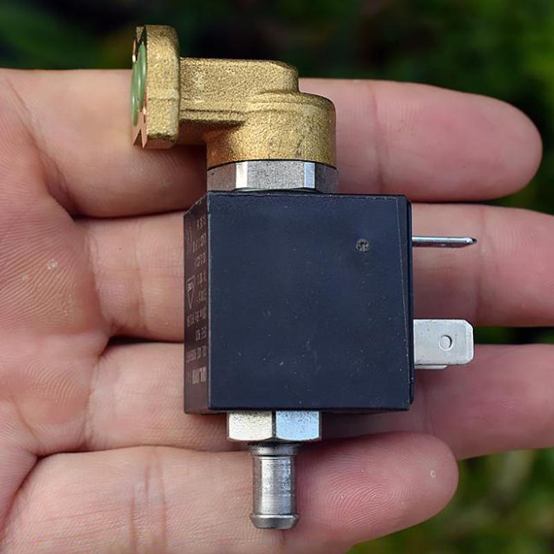 9000Bh AC230V 2-позиционный 3-ходовой электрический латунный электромагнитный клапан нормально закрытого типа для кофемашины паровой горячей воды