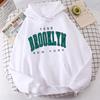 1898 Brooklyn, New York USA City Funny Printing Males Hoody Warm Oversize Comfortable Sportwear Loose Casual Fashion Mens Hooded