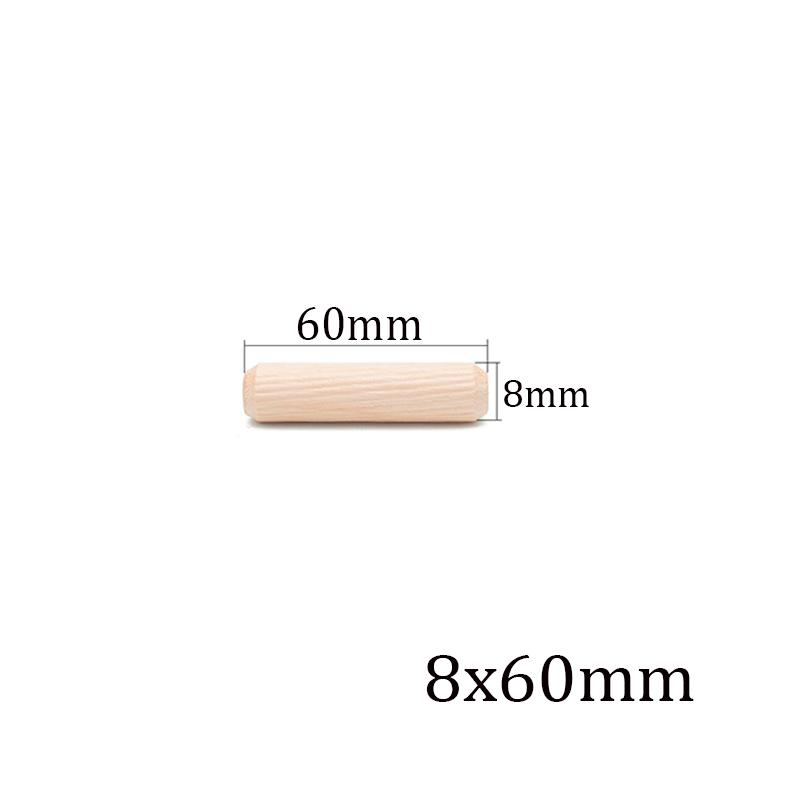 100/50 шт. Дюбель для деревообработки, штифты для рукоделия, набор стержней, мебельный штифт, штифт для деревянного шкафа, ящика, круглая рифленая древесина