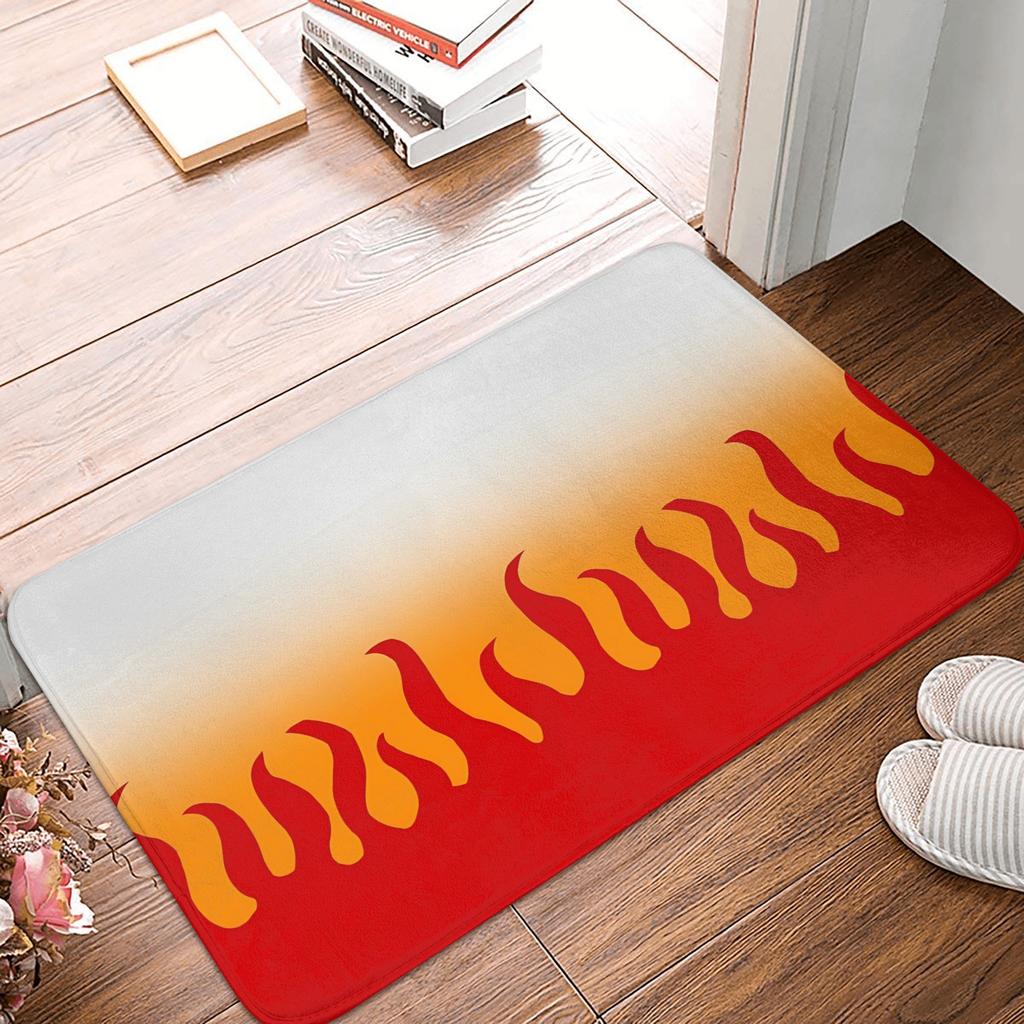 Demon Slayer Floor Door Bathroom Kitchen Mats Anti-Slip Indoor Doormat Garage Entrance Rug Carpet Footpad
