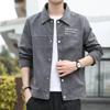 Куртки мужские осенние и зимние корейские стильные повседневные ретро-куртки с лацканами рабочие куртки осенние тонкие куртки