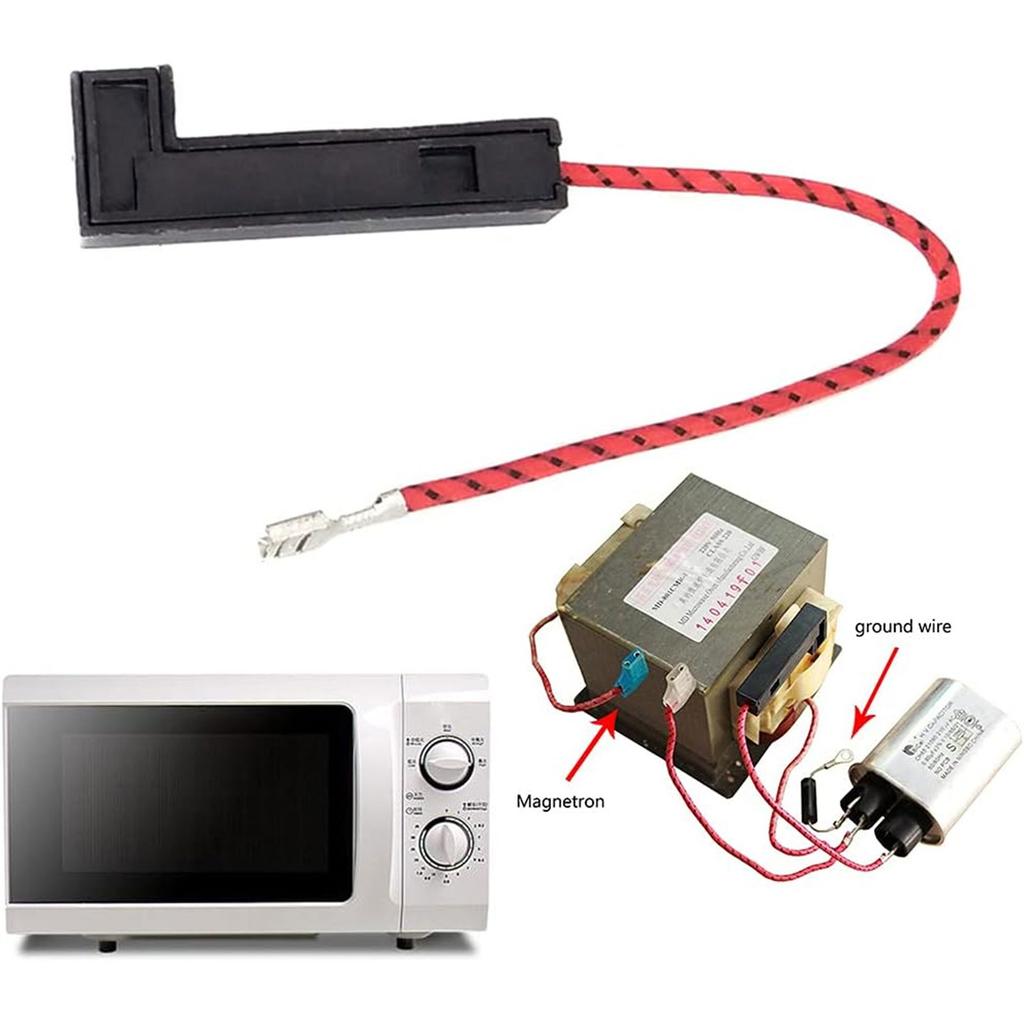 Упаковка из 10 предохранителей для микроволновой печи Страховка для микроволновой печи Аксессуар для микроволновой печи Пластиковая текстура Легко использовать Кабель