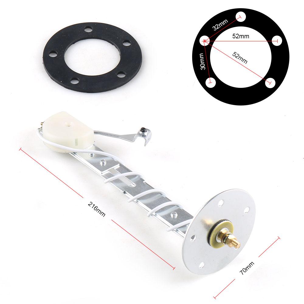 2" 52mm Universal Digital Percent Display Car Fuel Level Gauge Meter 8-18V With Fuel Sensor Oil float