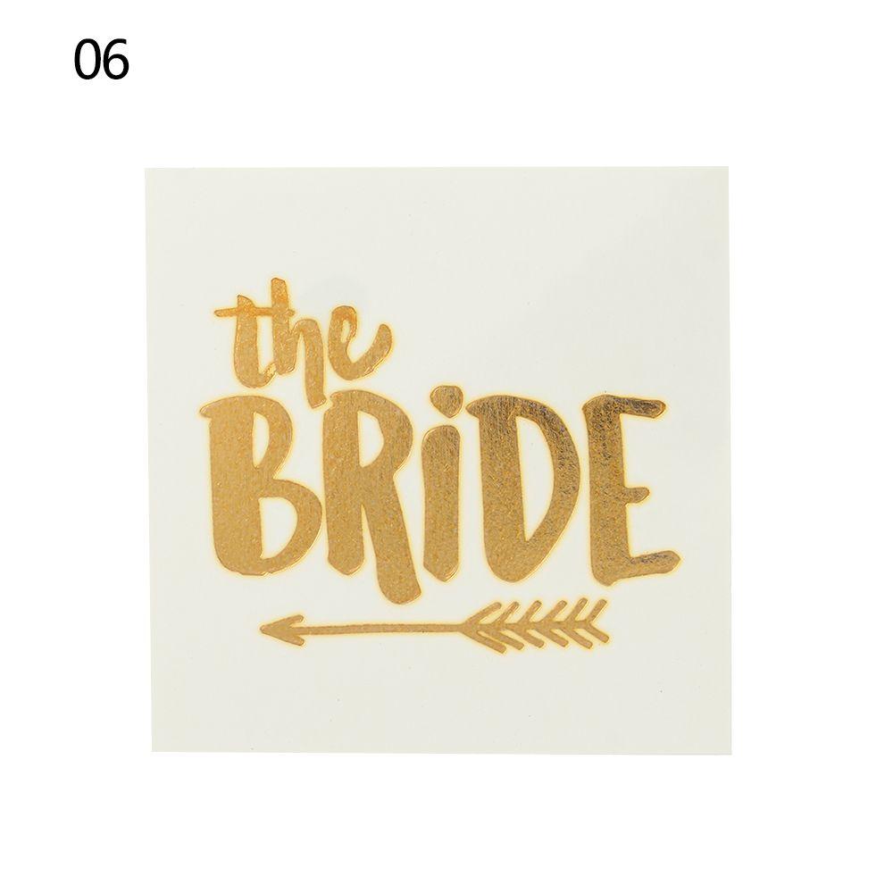 Наклейка для мальчишника, татуировка для невесты, украшение для вечеринки, свадебная команда, временная татуировка