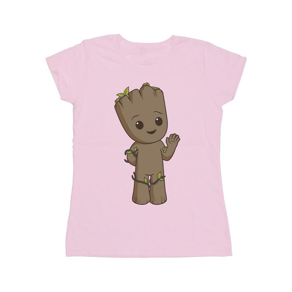 Marvel Womens/Ladies I Am Groot Cute Groot Cotton T-Shirt