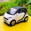 1:32 Металлический Модель Автомобиля Mercedes Benz Smart Сплав Металл Откатывающийся Дверь Открывающаяся Звук и Свет Детская Литая Игрушечная Машинка Подарок Для Мальчиков