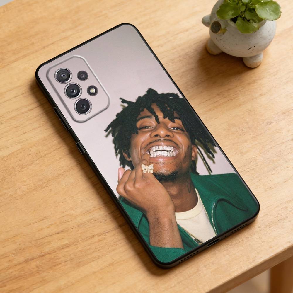 Чехол для телефона Singer P-Playboi C-Carti для Samsung Galaxy A73,21,22,32,71,53,52,51,80,5G Мягкий черный чехол