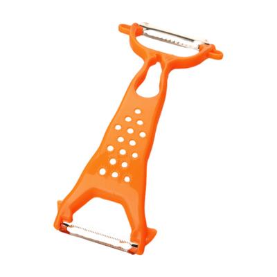 Нержавеющая сталь с двойной головкой для фруктов и овощей, легко моется и остро режется, устойчив к ржавчине