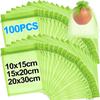 100/10 шт. Сетчатые мешки для фруктов, защищающие от насекомых, Чехол-сетка для фруктов, Сетчатые мешки на шнурке, Защищают фрукты и овощи от птиц и насекомых
