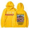 Radiohead Vintage Print Hoodie Hip Hop Rock Band Hail To The Thief Music Album Men's Sweatshirts Streetwear Tracksuit Oversize