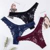 High Quality Women's Low Waist Lace Floral Panties Thong Sexy G -String Brief Underpants Thong Intimates Lingerie Underwear Tangas Calcinhas Bragas