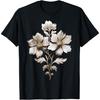 Цветочная скульптура Искусство Графический мотив Цветочная футболка