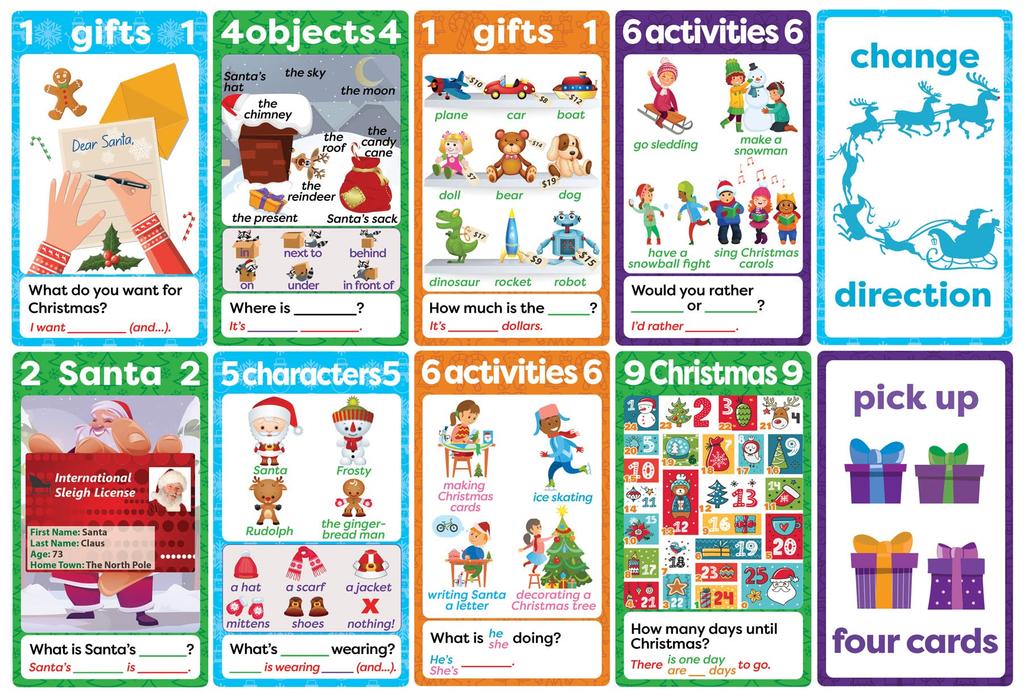 AGO English Card Game Christmas