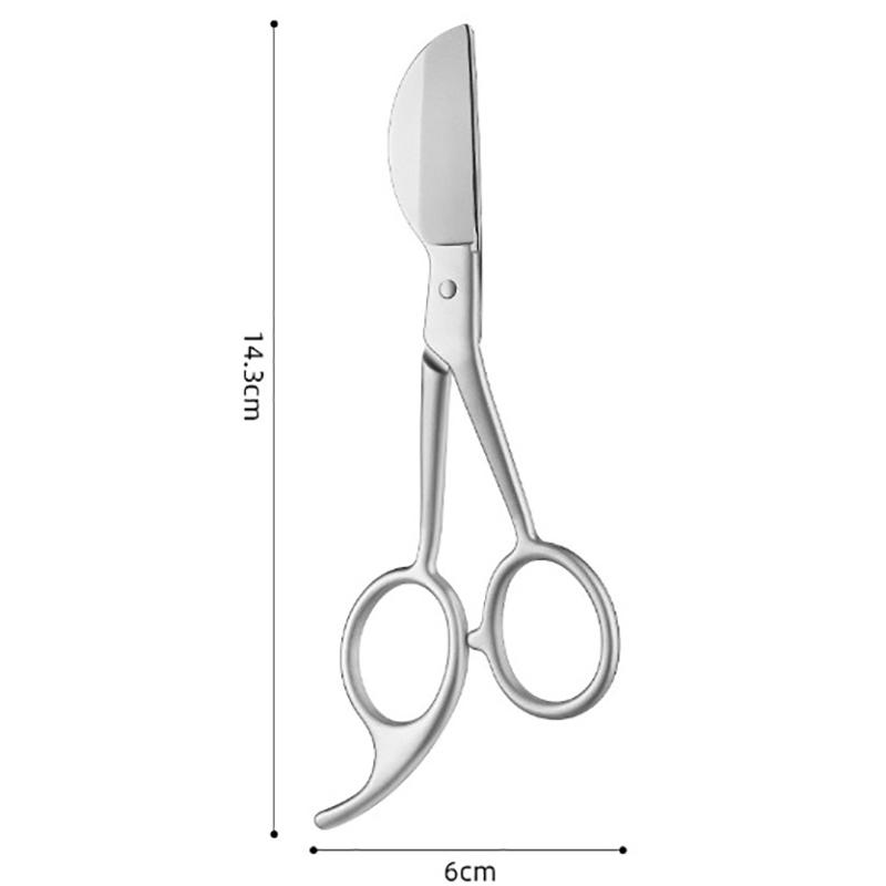 Ножницы с лезвием «утконос», ножницы «пеликан», ковровое покрытие со стальной ручкой, точная аппликация, ковровое покрытие, бытовые швейные ножницы