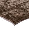 Tapis shaggy à poils longs effet soyeux 190 x 200 cm dégradé de Marron - THE DECO FACTORY - Viking