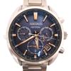 SEIKO ASTRON Global Line Хронограф Синий Солнечный SBXC049 Часы, Циферблат, Радиоуправляемый, GPS