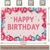 Party Backdrop Flat Designed Festive Occasions Ribbon Embellishments Events Such Weddings Photo Background Decor Wedding Decor