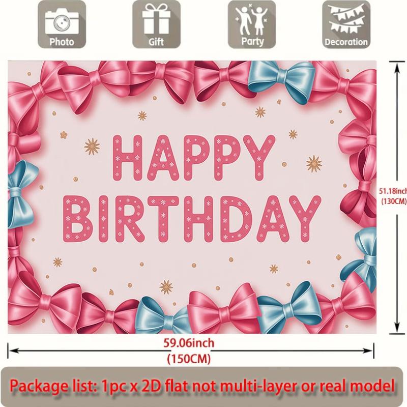 Party Backdrop Flat Designed Festive Occasions Ribbon Embellishments Events Such Weddings Photo Background Decor Wedding Decor