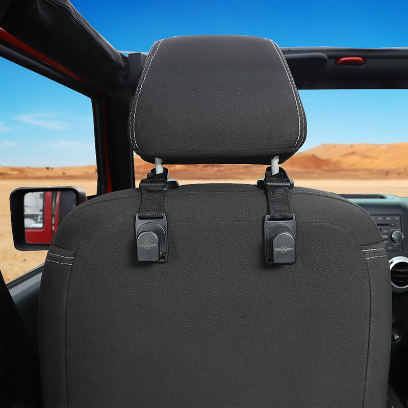 Крючок на подголовник Передний Задний Спинка сиденья Дуга безопасности Ручки-поручни Комплект, Крепление на подголовник, Автомобильные аксессуары для интерьера Универсальный для внедорожника грузовика