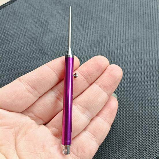 Зубочистка высокой твердости, не ржавеющая, водонепроницаемый, эластичный титановый брелок, подвеска, металлическая зубочистка, инструмент для кемпинга, уличные принадлежности