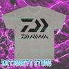 New Daiwa Fishing Men's Grey T-shirt 1 Funny Size S To 5XL