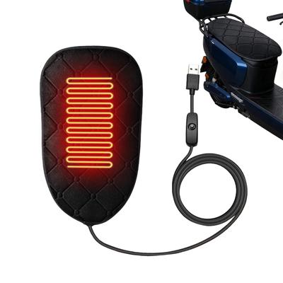 5 В 7 Вт Мотоциклетная грелка для сиденья Зимняя грелка для скутера USB Мотоциклетная подушка с подогревом для снегохода, мотоцикла для бездорожья, квадроцикла