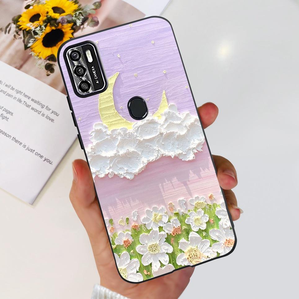 Case For ZTE Blade A7s A7020 Black Matte Soft TPU Protection Shockproof Cover For ZTE Blade L210 Fundas Stylish Luxury Housing
