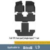 Индивидуальные грязезащитные коврики для пола и багажника для Li Auto L9 (2022-2024 гг.) - Полностью из ТПЭ