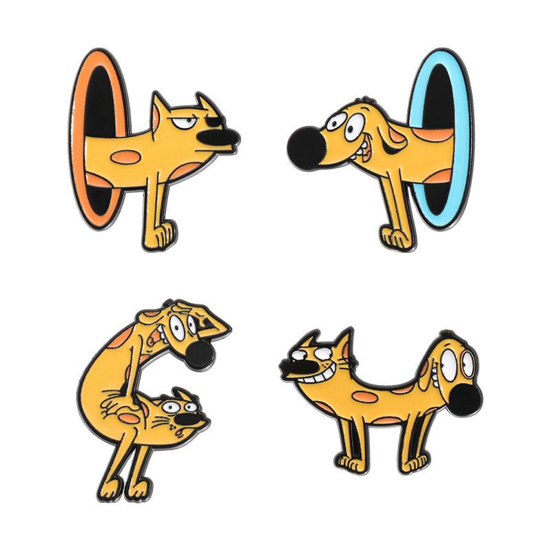 Cartoon Character Charming Alloy Brooch For Stylish Winter Fashion Accessories