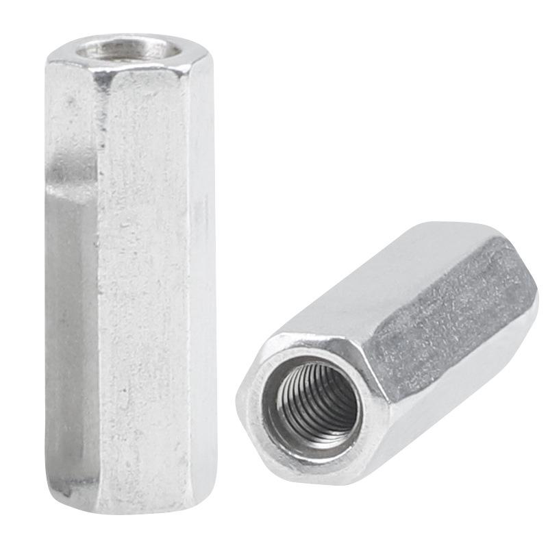 Гайка шестигранная удлиненная полая из нержавеющей стали 304, соединительная гайка для колонны M6/M8/M10 (DIN6334)