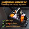 Маленький центральный консольный органайзер для автомобильной консоли с подстаканником, универсальный ящик для хранения на заднем сиденье для iPad, смартфона, монет, книги