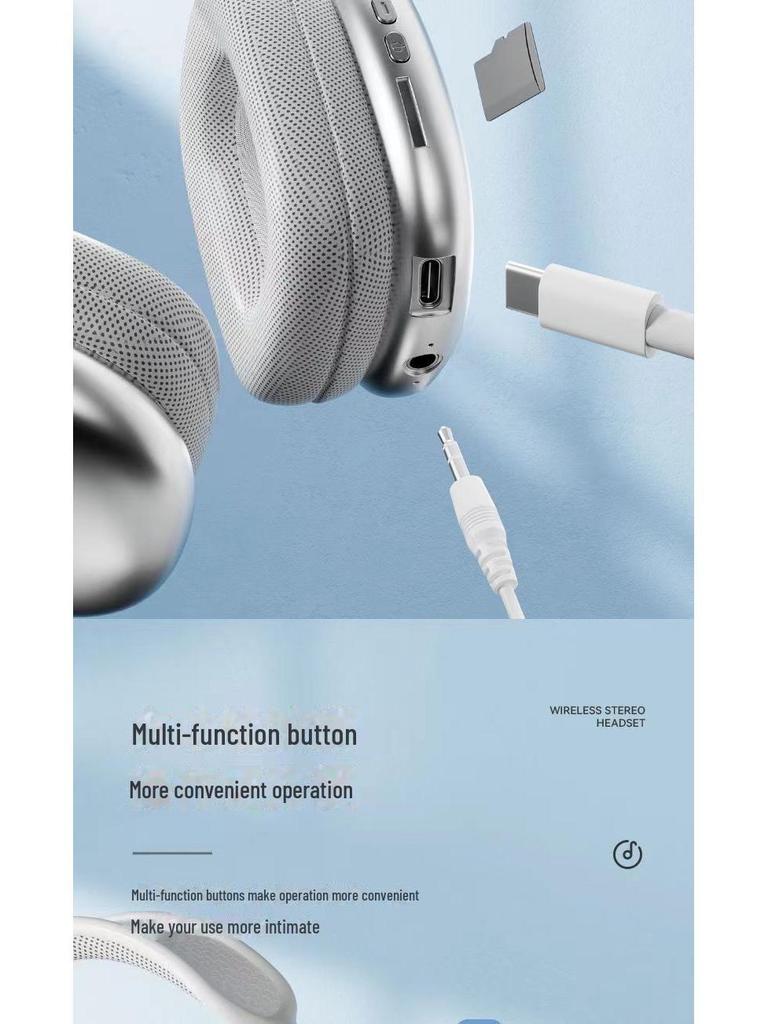 P9 Advanced Bluetooth Wireless Headset для Android, iOS, компьютеров – Universal Heavy Bass
