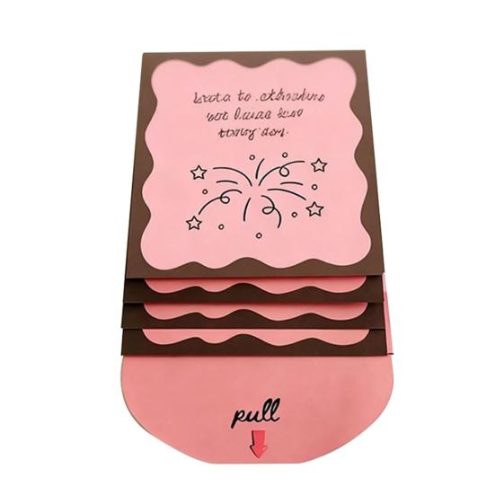 Буклет для подарочных карт «Водопад», ручная работа, креативный праздничный держатель для наличных и ваучеров, для группового дарения